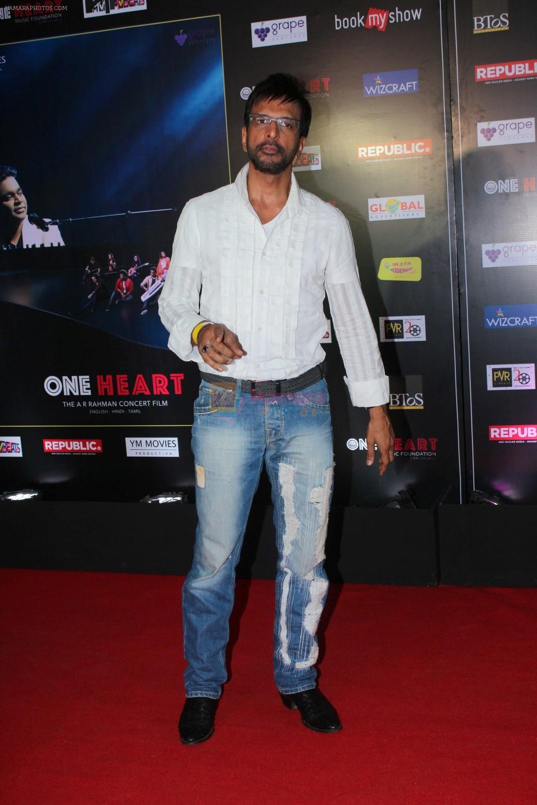 Javed Jaffrey at the Premiere Of Music Maestro A.R. Rahman One Heart - A Concert Film on 7th Sept 2017