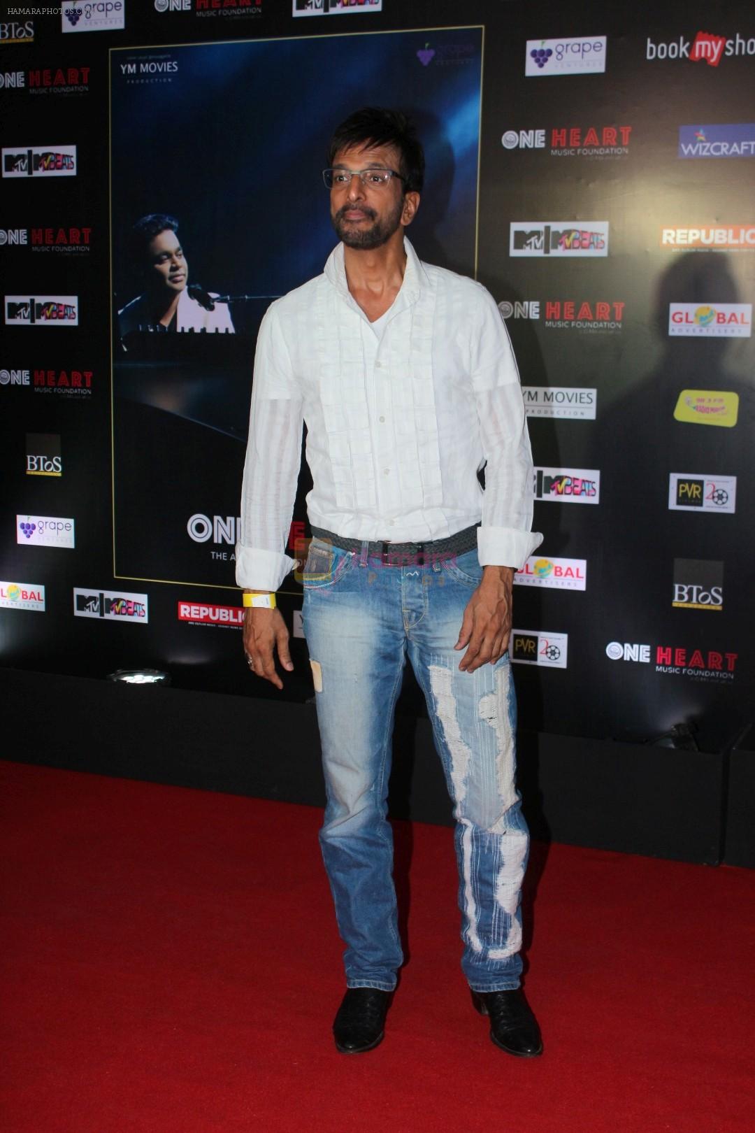 Javed Jaffrey at the Premiere Of Music Maestro A.R. Rahman One Heart - A Concert Film on 7th Sept 2017