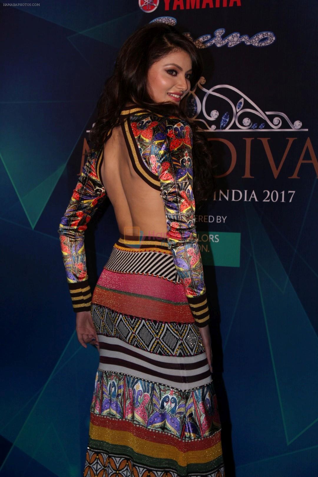 Urvashi Rautela at 1st Ever Bloggers Meet Of Yamaha Fascino Miss Diva Miss Universe India 2017 on 8th Sept 2017