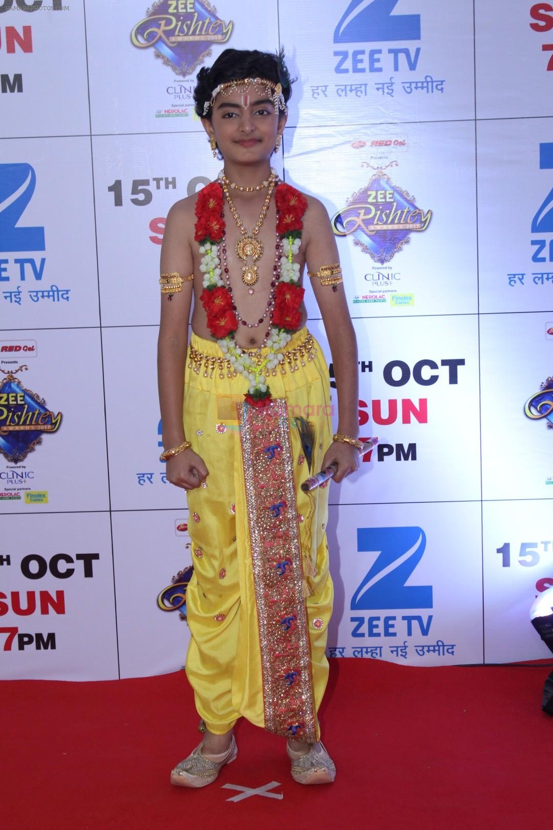 at the Red Carpet Of The Grand Celebration Of Zee Rishtey Awards 2017 on 10th Sept 2017