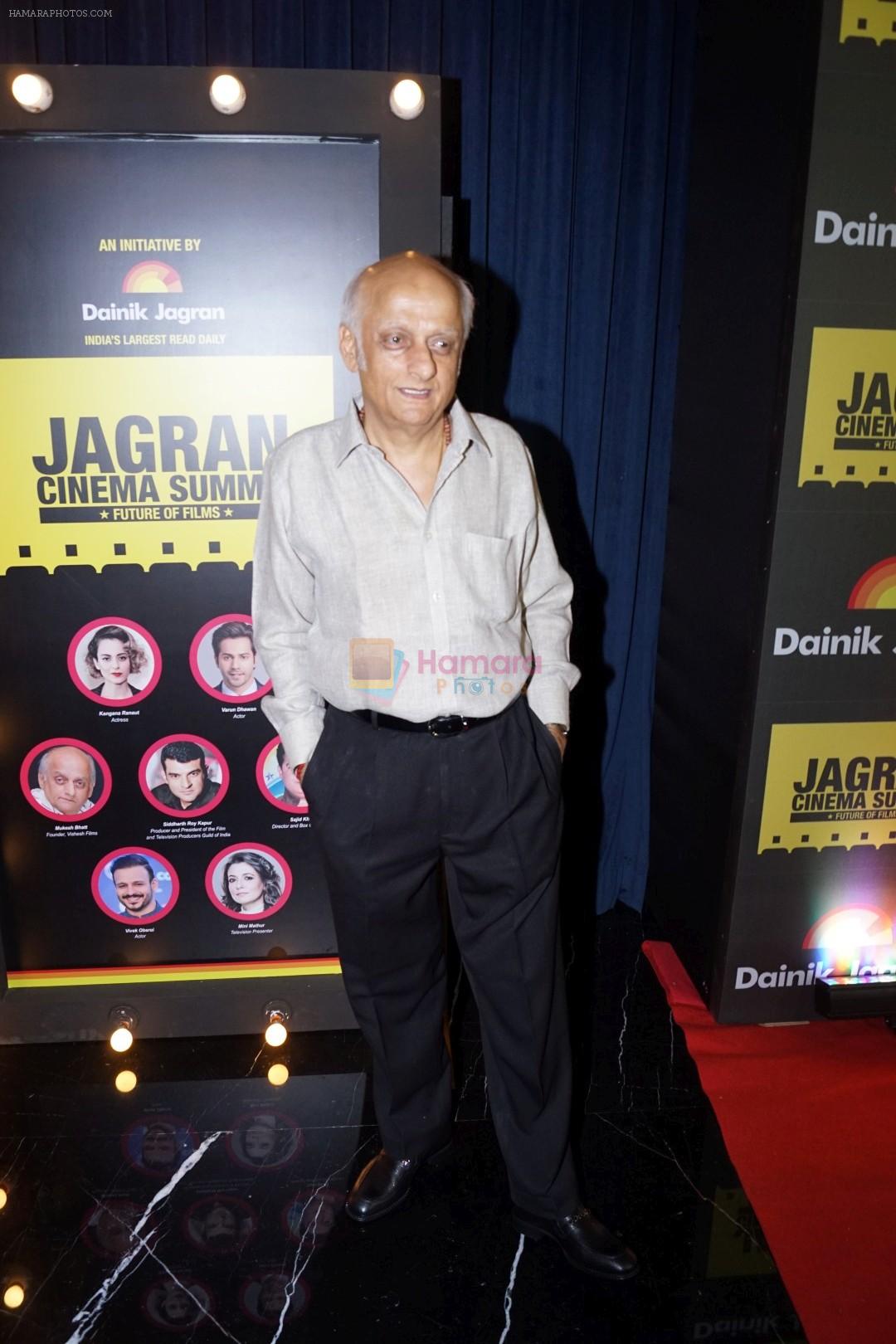 Mukesh Bhatt at Jagran Cinema Host Summit To Discuss Future Of Films on 15th Sept 2017