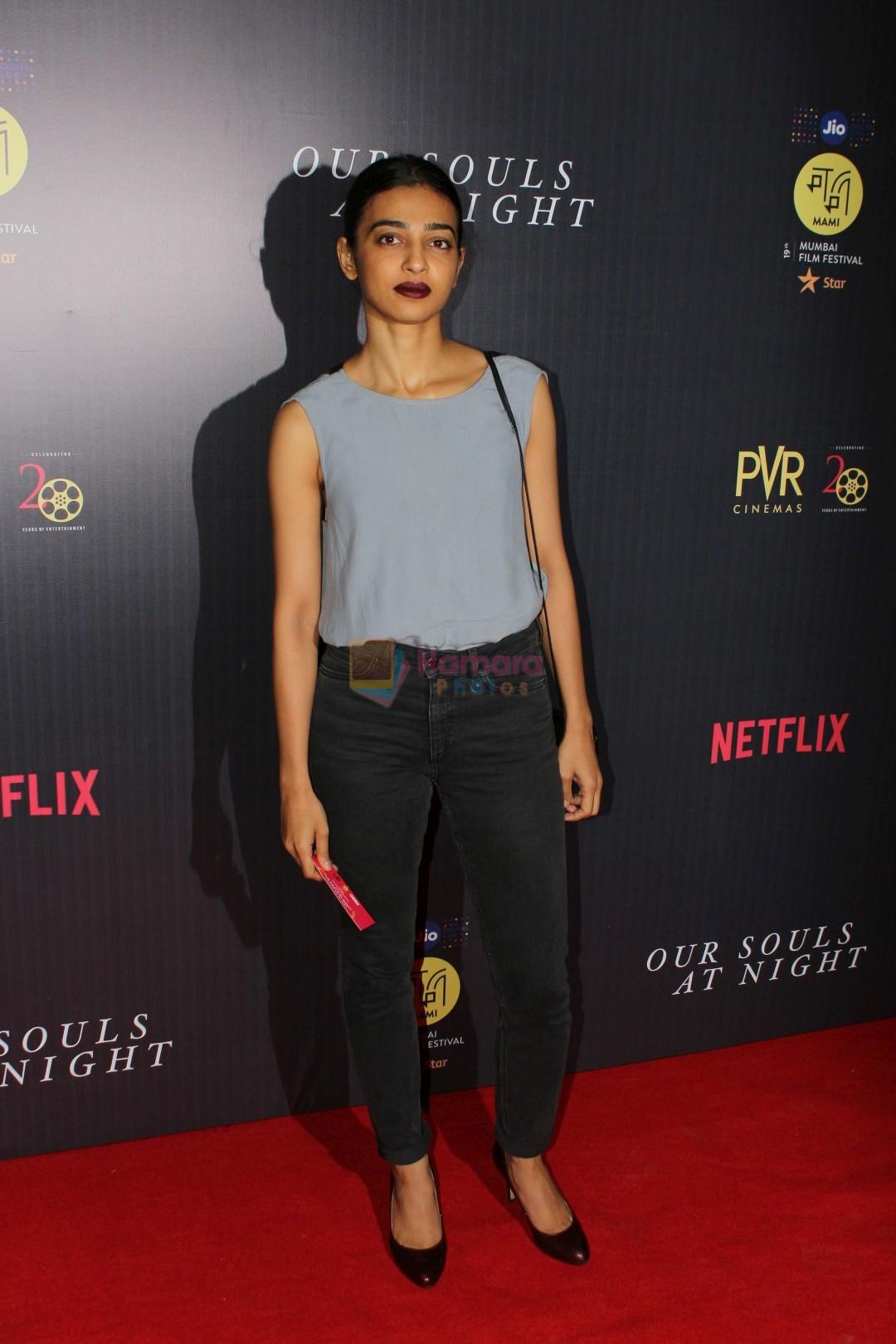 Radhika Apte at the Special Screening Of Film Our Souls At Night on 21st Sept 2017