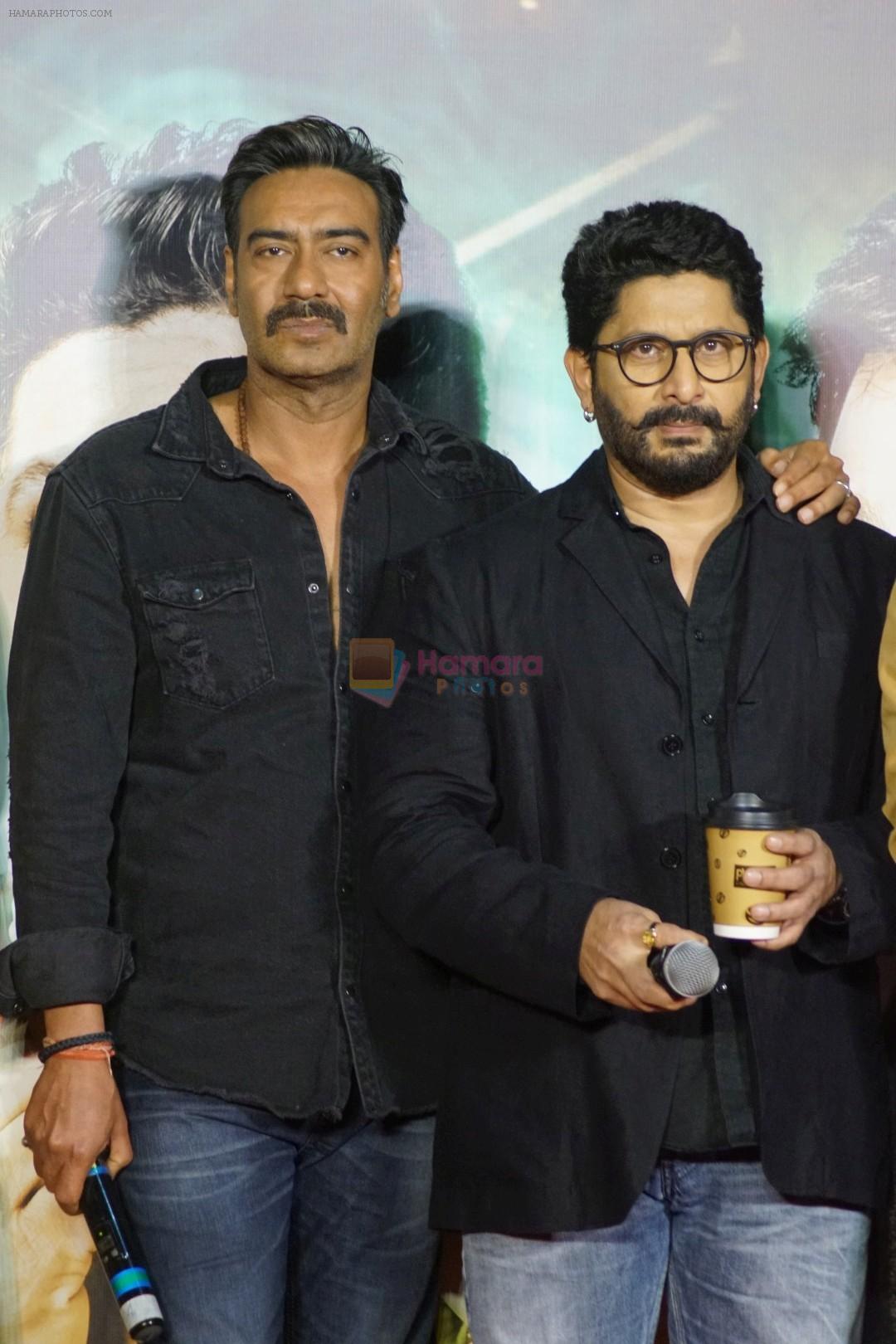 Ajay Devgan, Arshad Warsi at the Trailer Launch Of Film Golmaal Again on 22nd Sept 2017