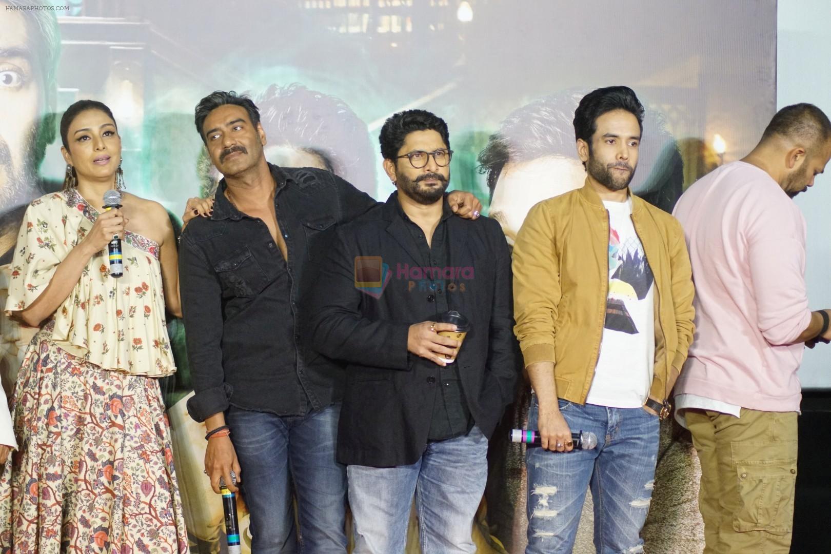 Tabu, Ajay Devgan, Arshad Warsi, Tusshar Kapoor, Rohit Shetty at the Trailer Launch Of Film Golmaal Again on 22nd Sept 2017