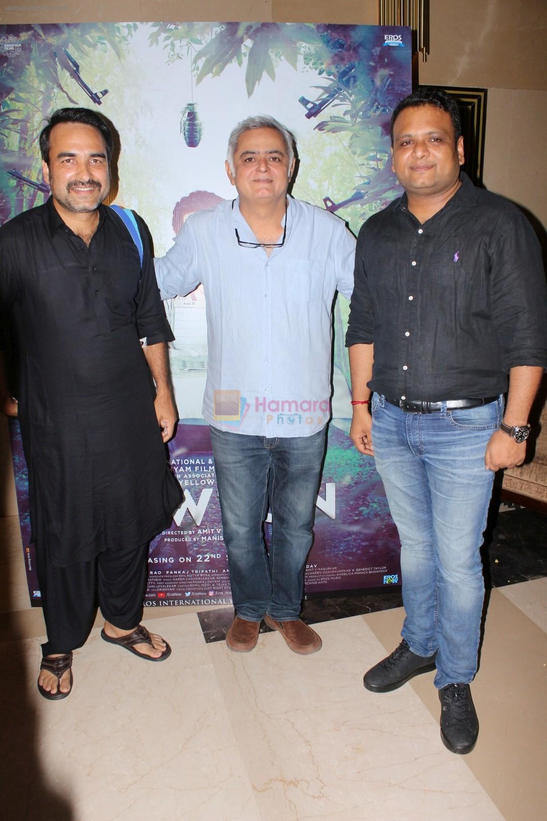Pankaj Tripathi, Hansal Mehta at the Special Screening Of Film Newton on 21st Sept 2017