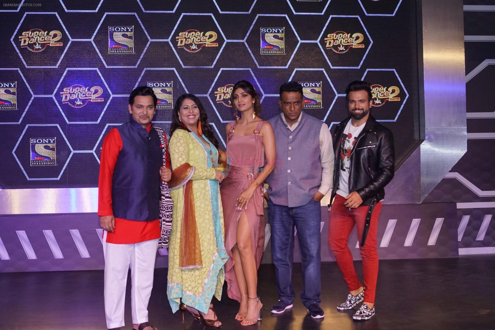Anuraag Basu, Shilpa Shetty, Geeta Kapoor, Rithvik Dhanjani At The Launch Of Super Dancer Chapter 2 on 22nd Sept 2017