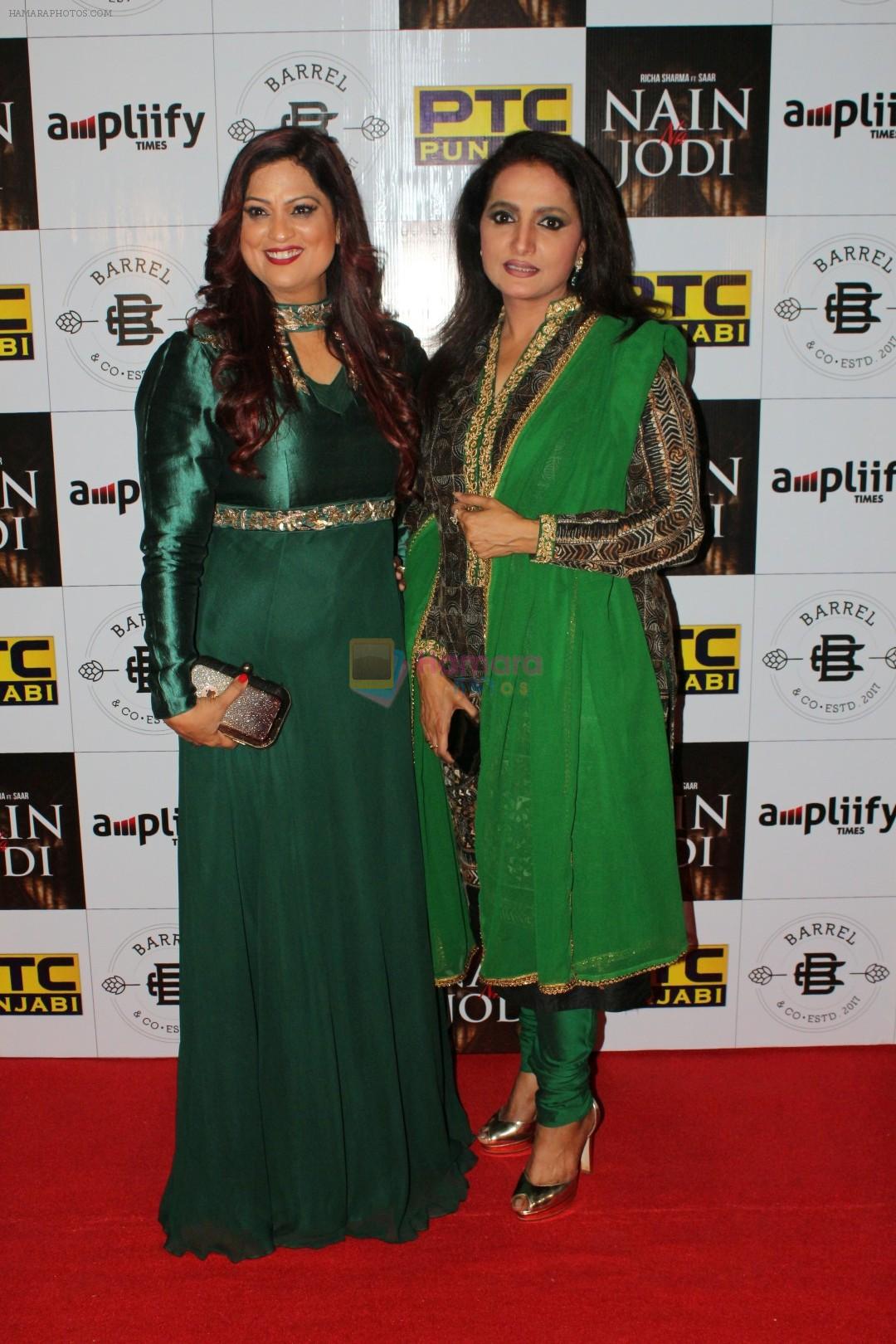 Durga Jasraj, Richa Sharma at the Music Launch Of Nain Na Jodi on 25th Sept 2017