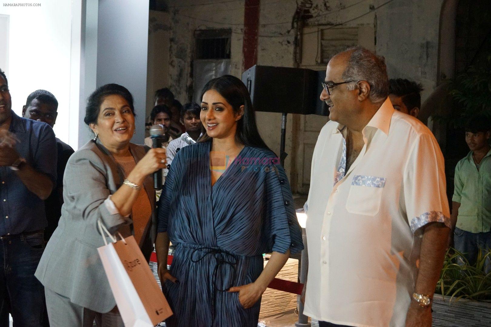Sridevi, Boney Kapoor at the Launch Of IPhone 8 & IPhone 8+ At iAzure on 29th Sept 2017