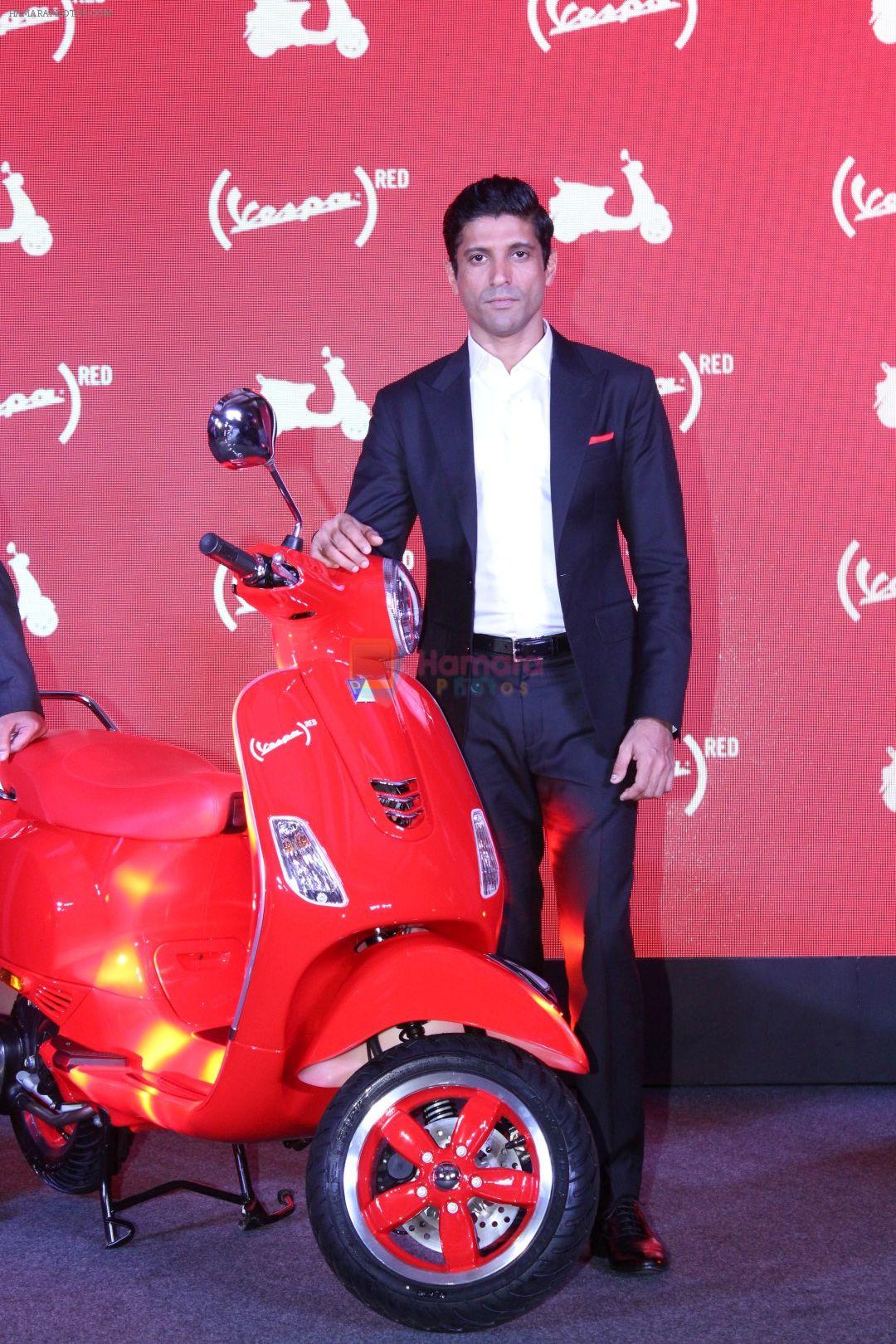 Farhan Akhtar Launch Of Vespa Red on 3rd oct 2017