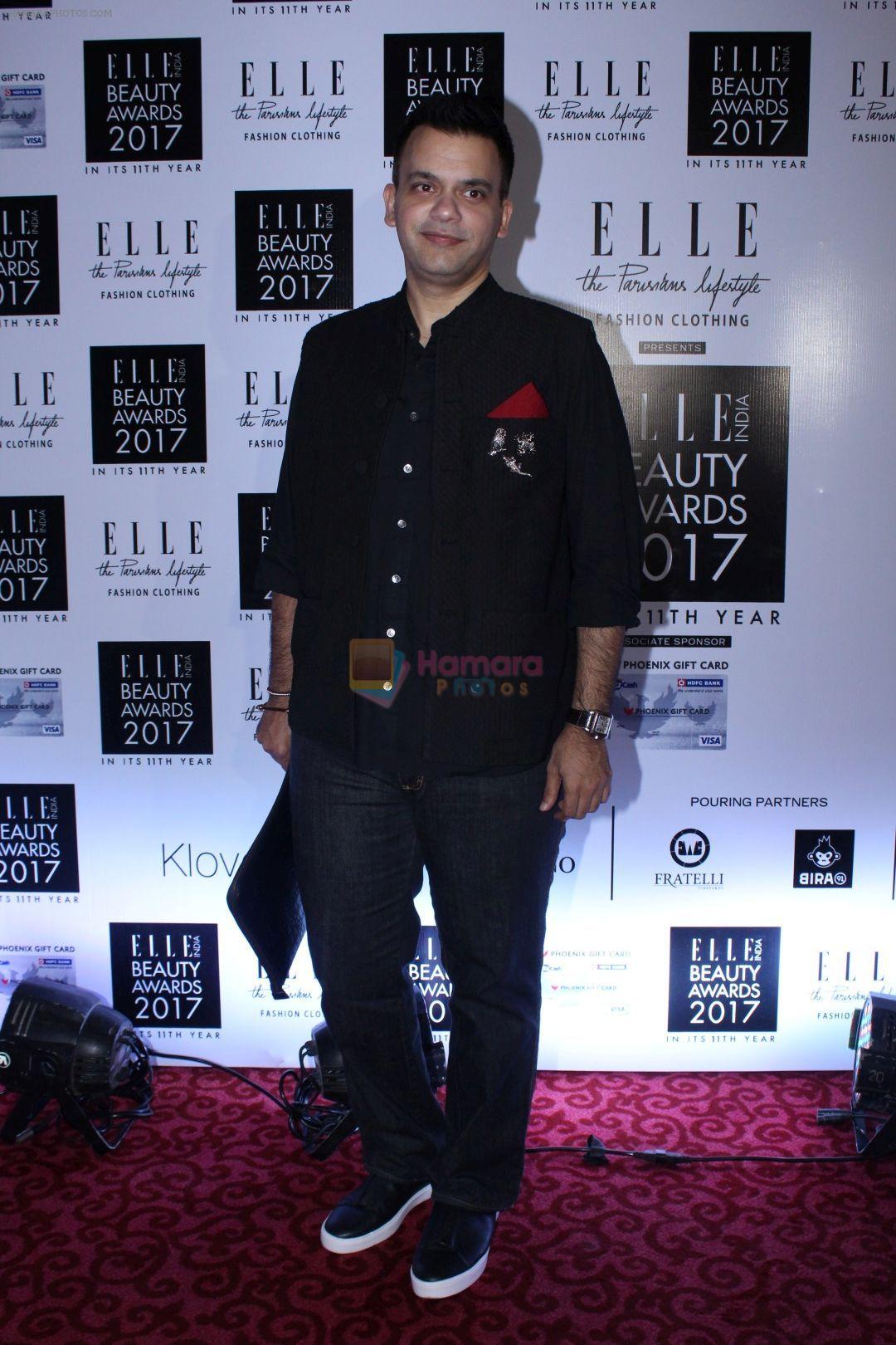 Nachiket Barve at Elle India Beauty Awards 2017 on 4th Oct 2017