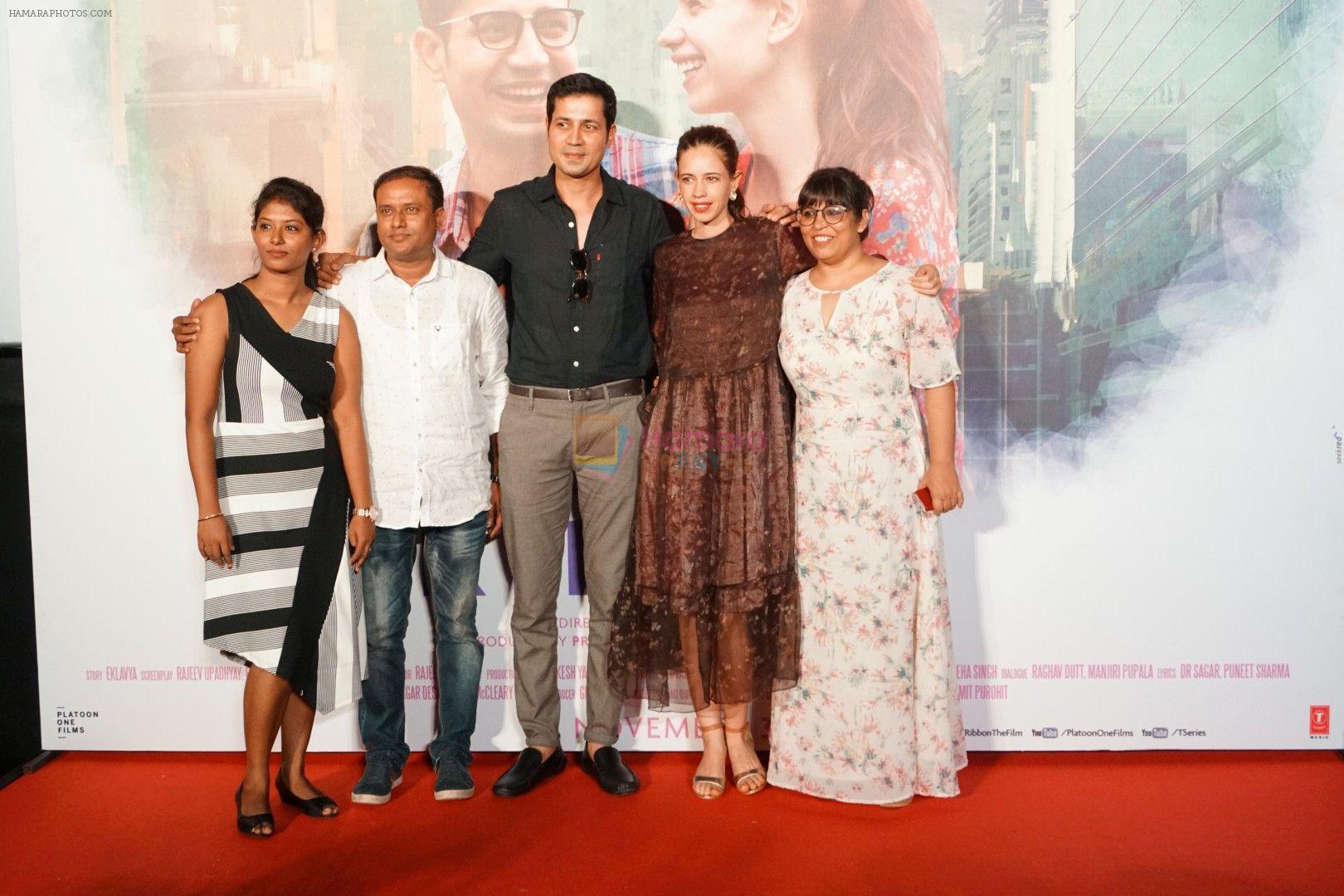 kalki koechlin, sumeet Vyas, Rakhee Sandilya at the trailer Launch Of Film Ribbon on 3rd Oct 2017