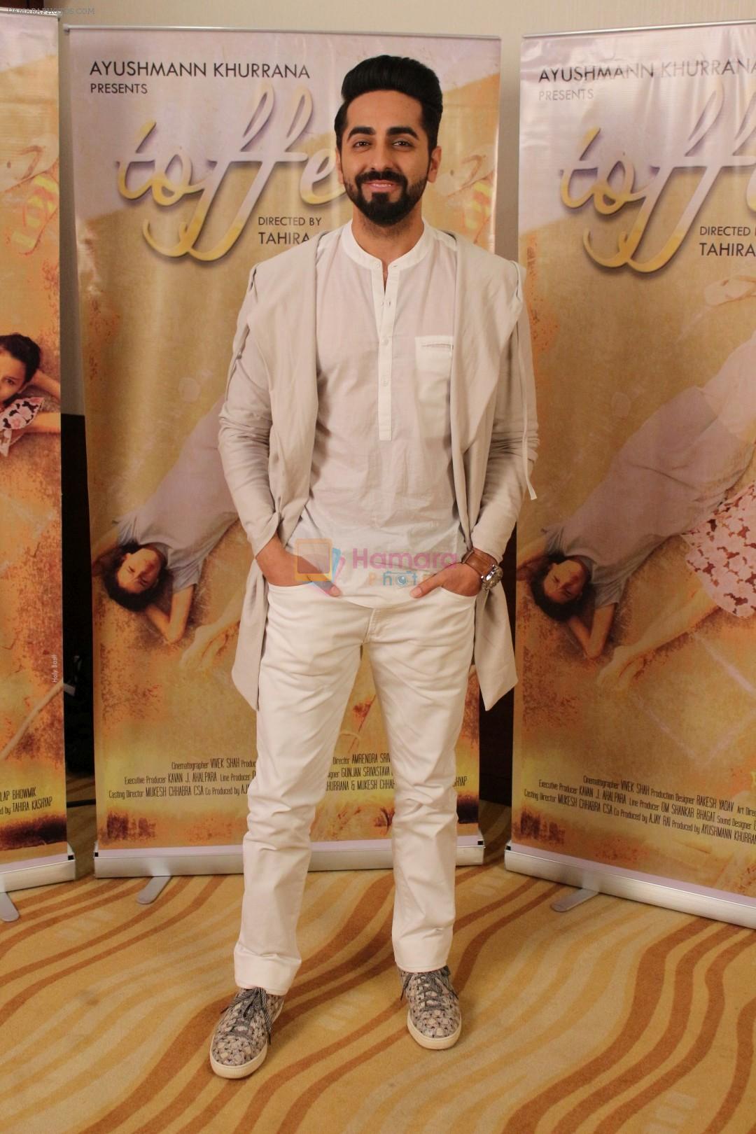Ayushmann Khurrana at the promotion of Film Toffee on 12th Oct 2017
