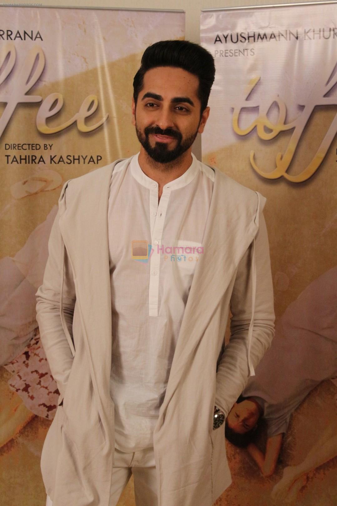 Ayushmann Khurrana at the promotion of Film Toffee on 12th Oct 2017