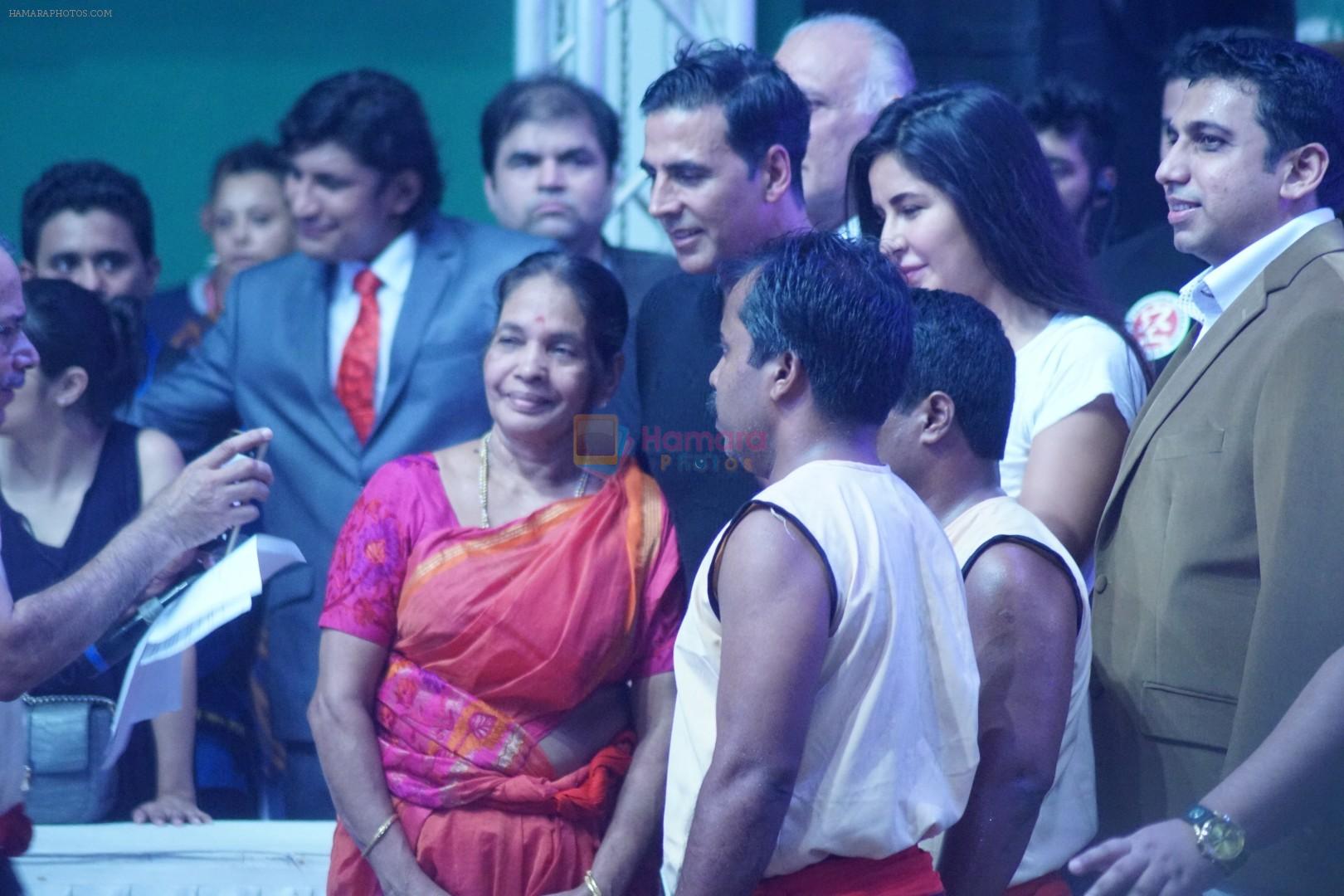 Akshay Kumar, Katrina Kaif at the Worlds Biggest Kudo Tournament on 14th Oct 2017