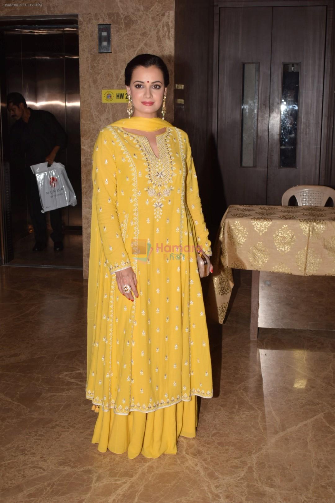Dia Mirza attend Producer Ramesh Taurani Diwali Party on 15th Oct 2017