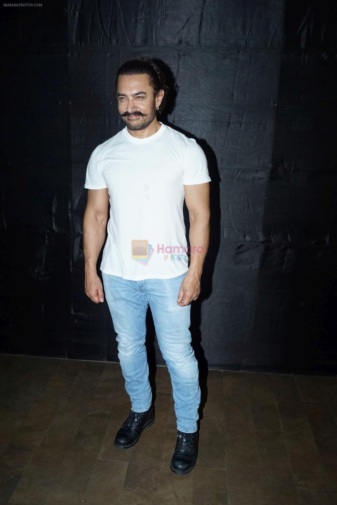 Aamir Khan at the Special Screening Of Film Secret Superstar on 16th Oct 2017