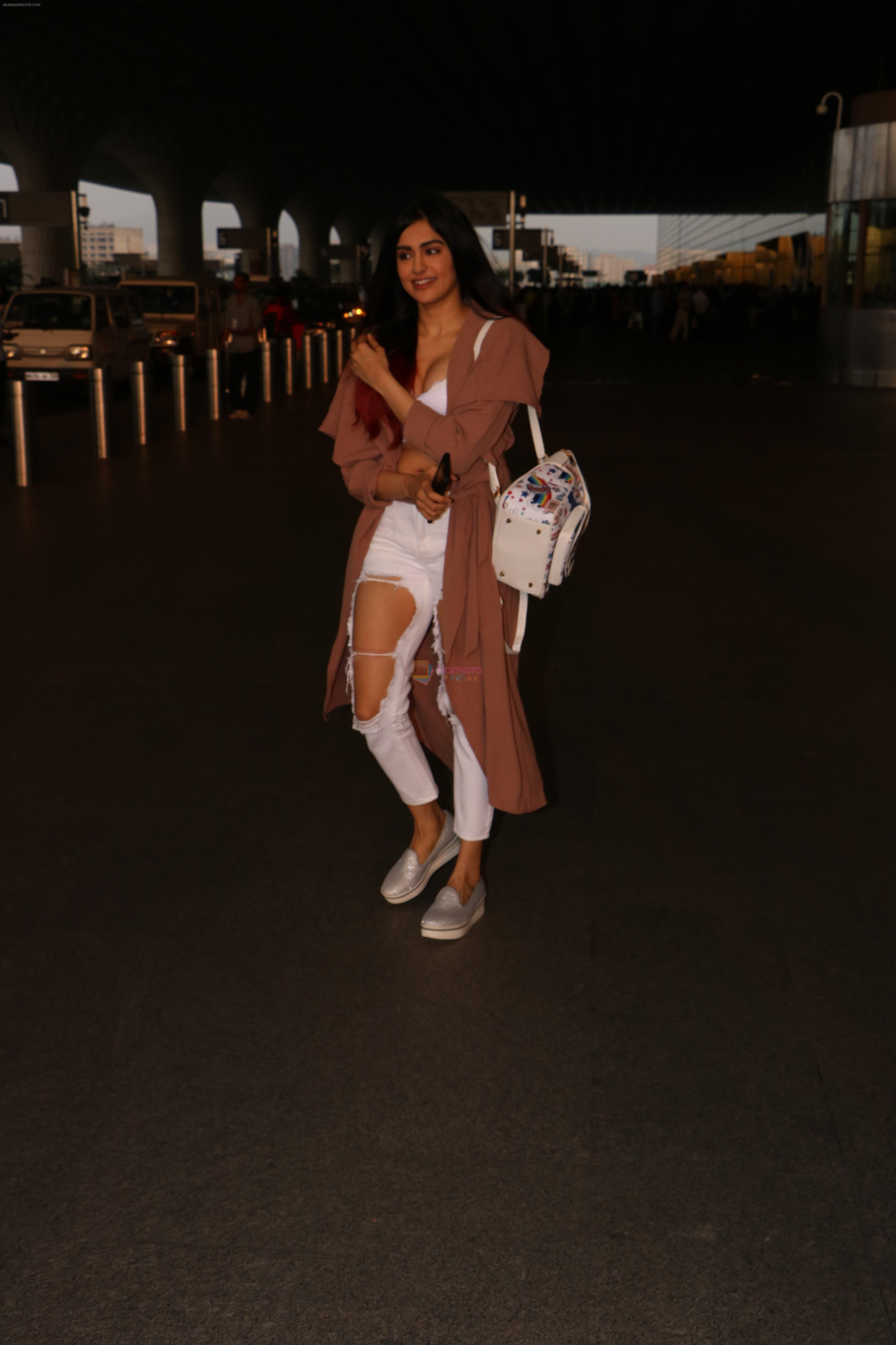 Adah Sharma Spotted At Airport on 16th Oct 2017