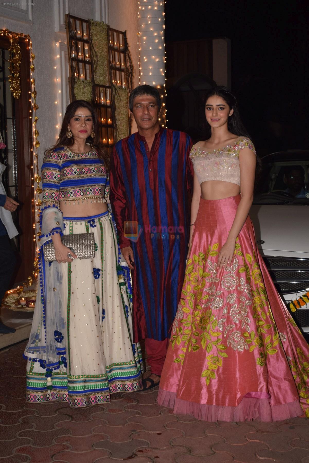 Chunky Pandey at Shilpa Shetty's Diwali party on 20th Oct 2017