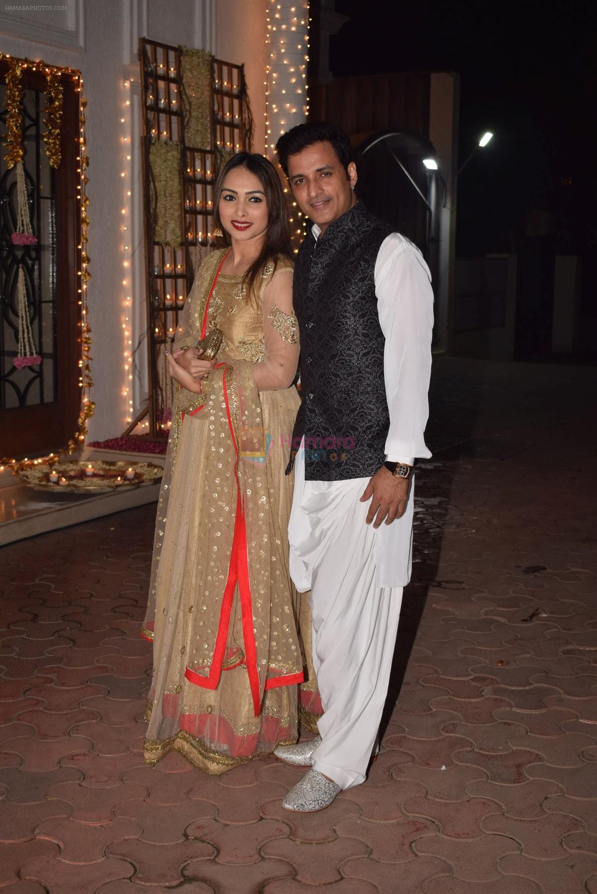 Ganesh Hegde at Shilpa Shetty's Diwali party on 20th Oct 2017