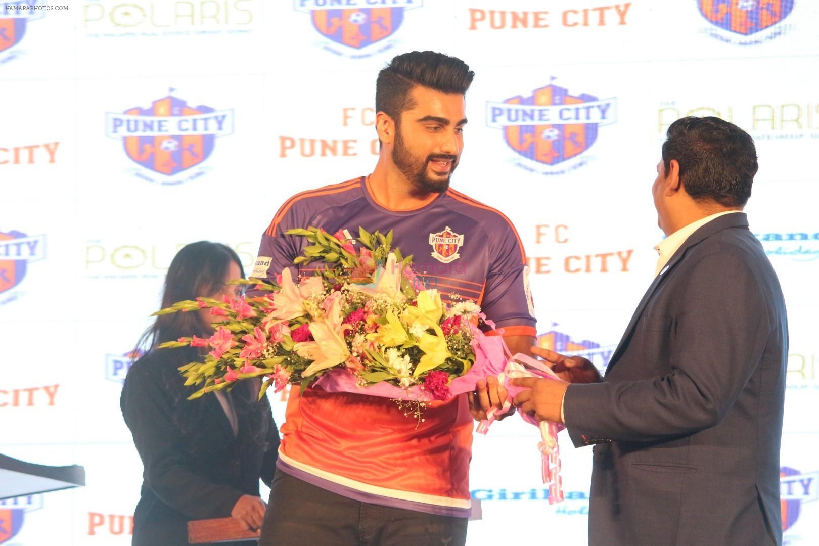 Arjun Kapoor at the Unveiling of The New Face Of Fc Pune City on 26th Oct 2017