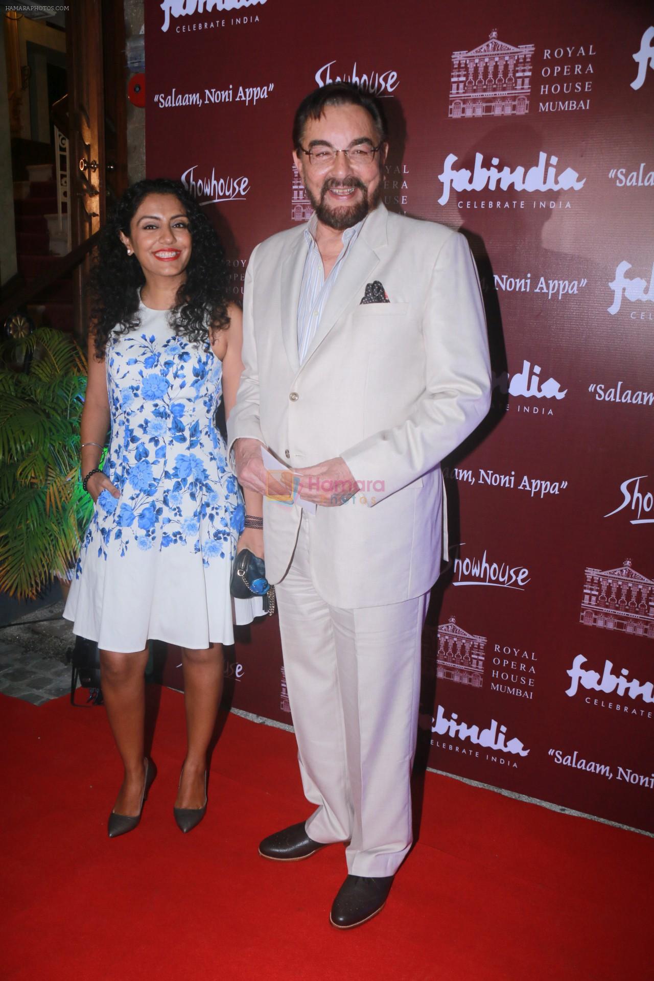 Kabir Bedi, Parveen Dusanj at the Special preview of Salaam Noni Appa based on Twinkle Khanna's novel at Royal Opera House in mumbai on 28th Oct 2017