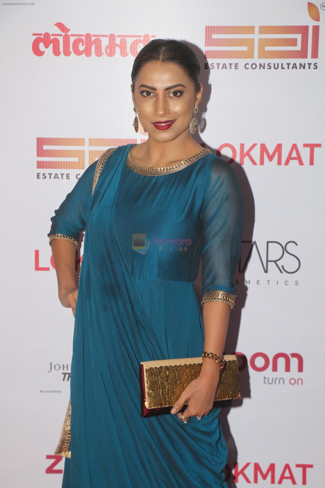 at the Red Carpet Of 2nd Edition Of Lokmat  Maharashtra's Most Stylish Awards on 14th Nov 2017