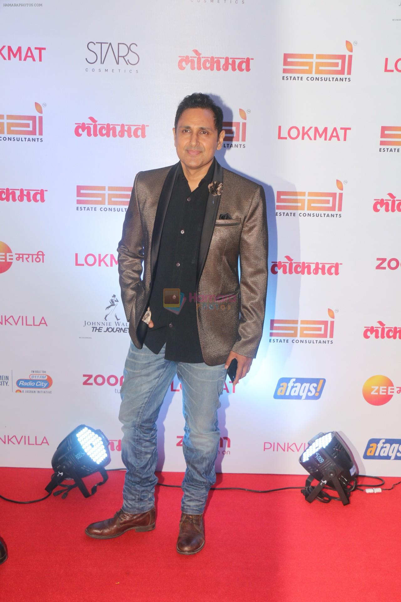 Parvin Dabas at the Red Carpet Of 2nd Edition Of Lokmat  Maharashtra's Most Stylish Awards on 14th Nov 2017