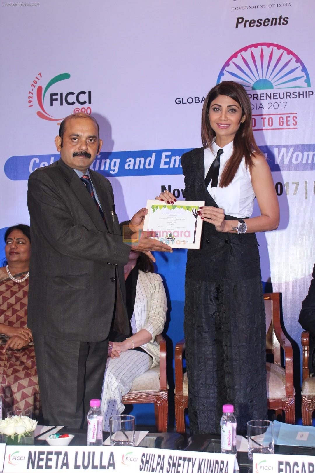 Shilpa Shetty at Ficci Host Global Entrepreneurship Summit-17 on 17th Nov 2017