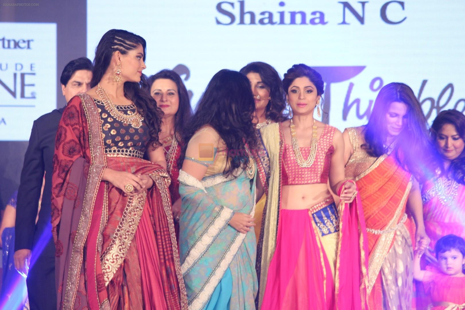 Saiyami Kher, Shamita Shetty at The Fashion Show For Social Cause Called She Matters on 19th Nov 2017