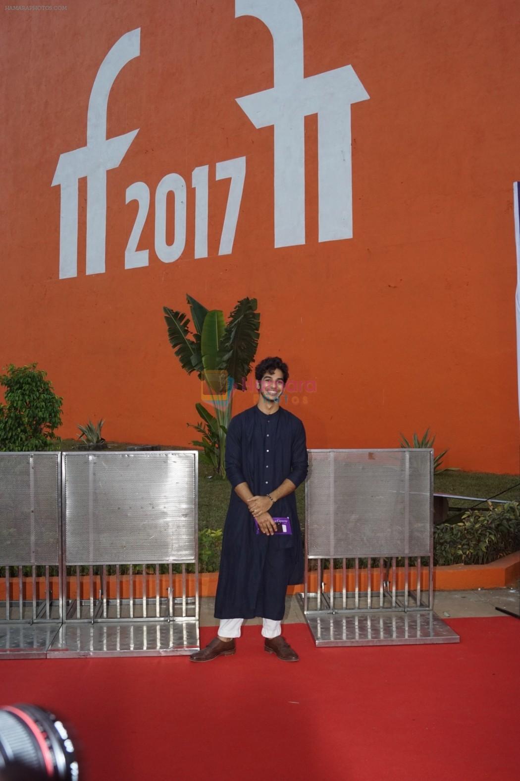 Ishaan Khattar at IFFI 2017 Opening Ceremony on 20th Nov 2017