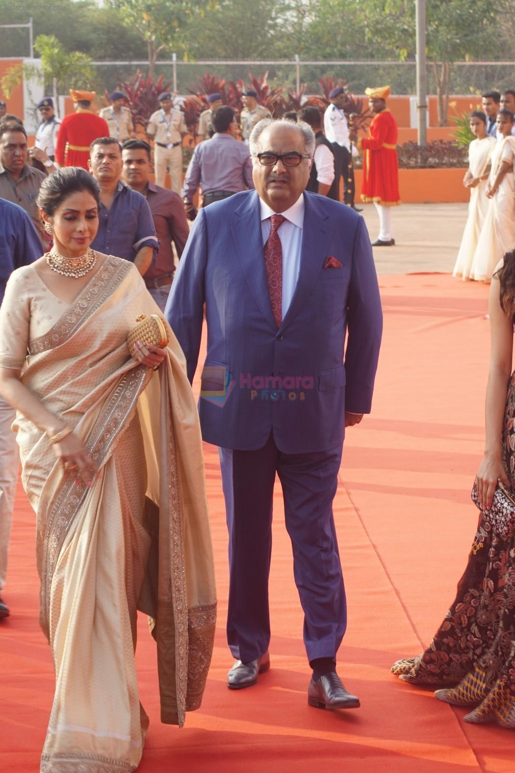 Sridevi, Boney Kapoor at IFFI 2017 Opening Ceremony on 20th Nov 2017