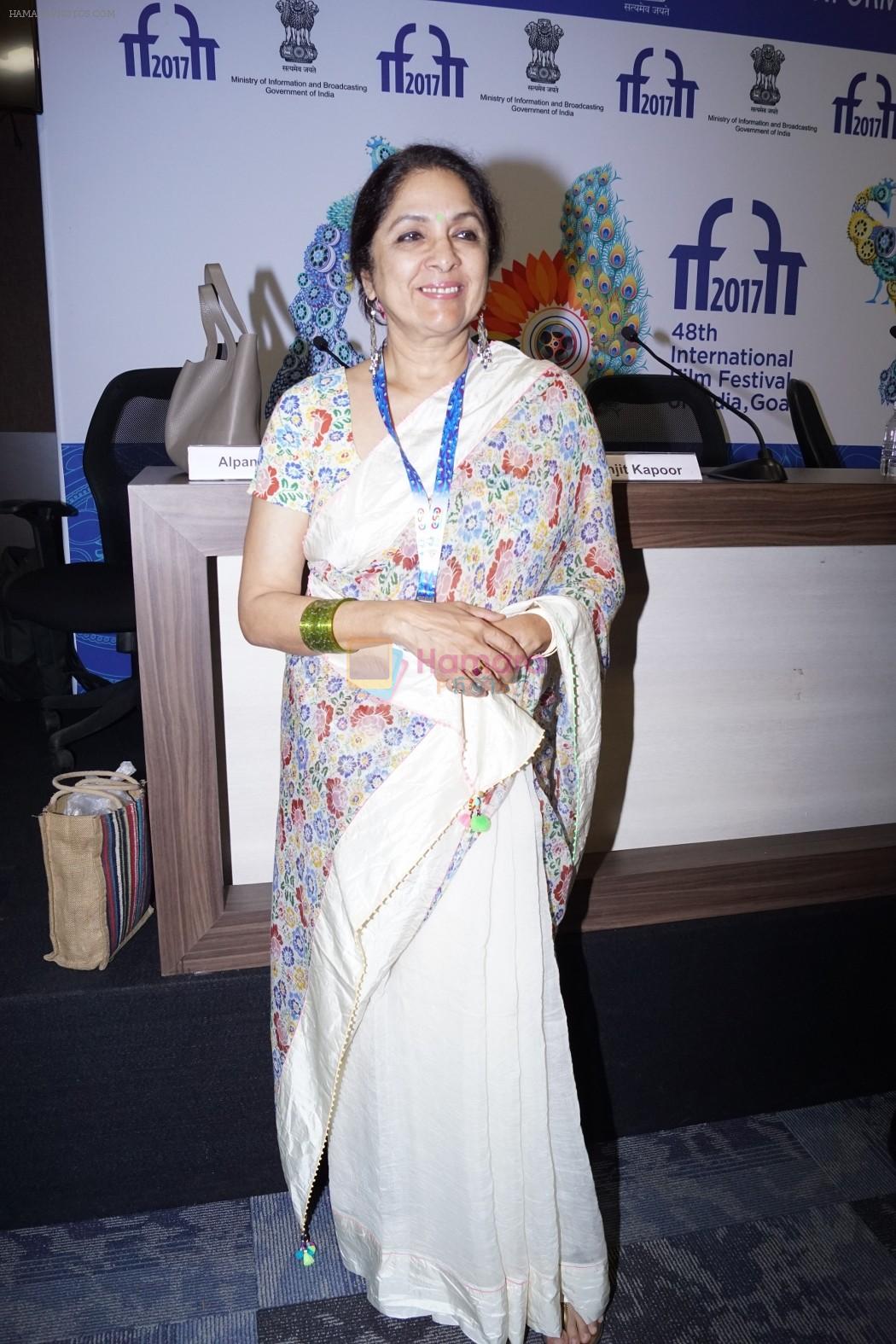 Neena Gupta At IFFI 17 on 23rd Nov 2017