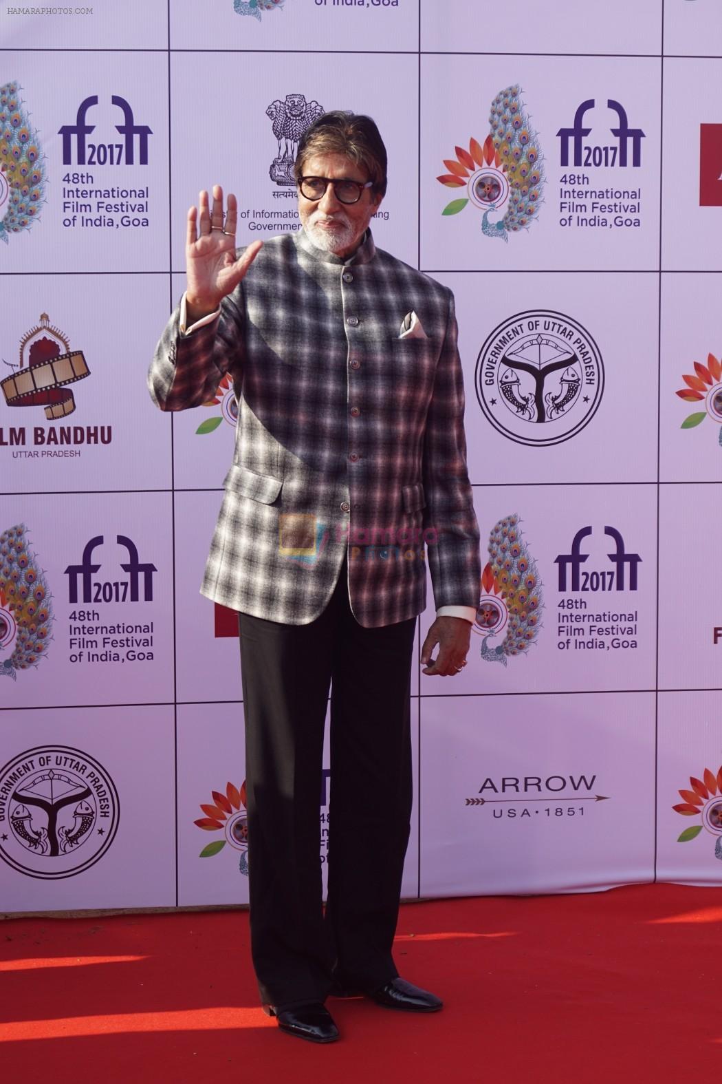Amitabh Bachchan At IFFI 2017 Closing Ceremony in Mumbai on 28th Nov 2017