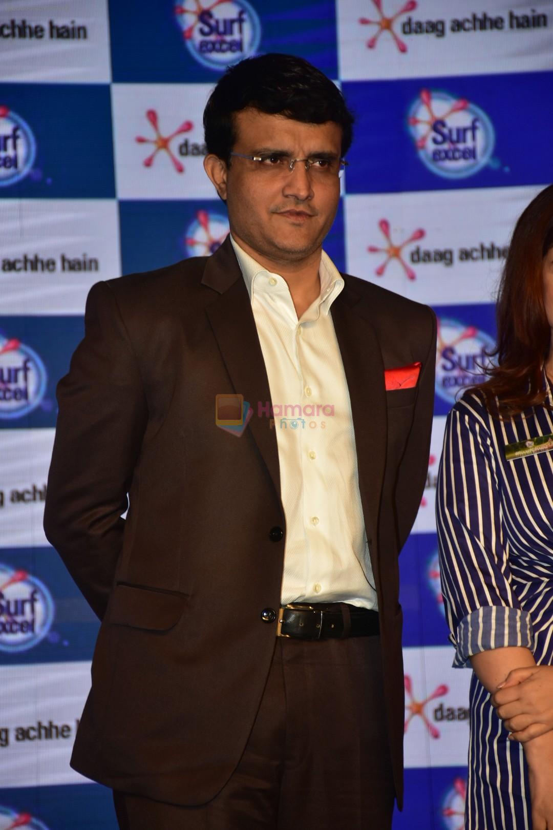 Sourav Ganguly at the Launch Of Surf Excel New Campaign Haarkoharao on 30th Nov 2017