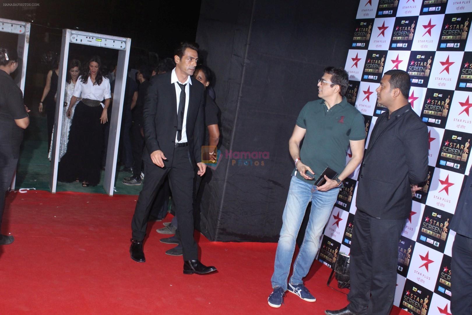 Arjun Rampal at the Red Carpet of Star Screen Awards in Mumbai on 3rd Dec 2017