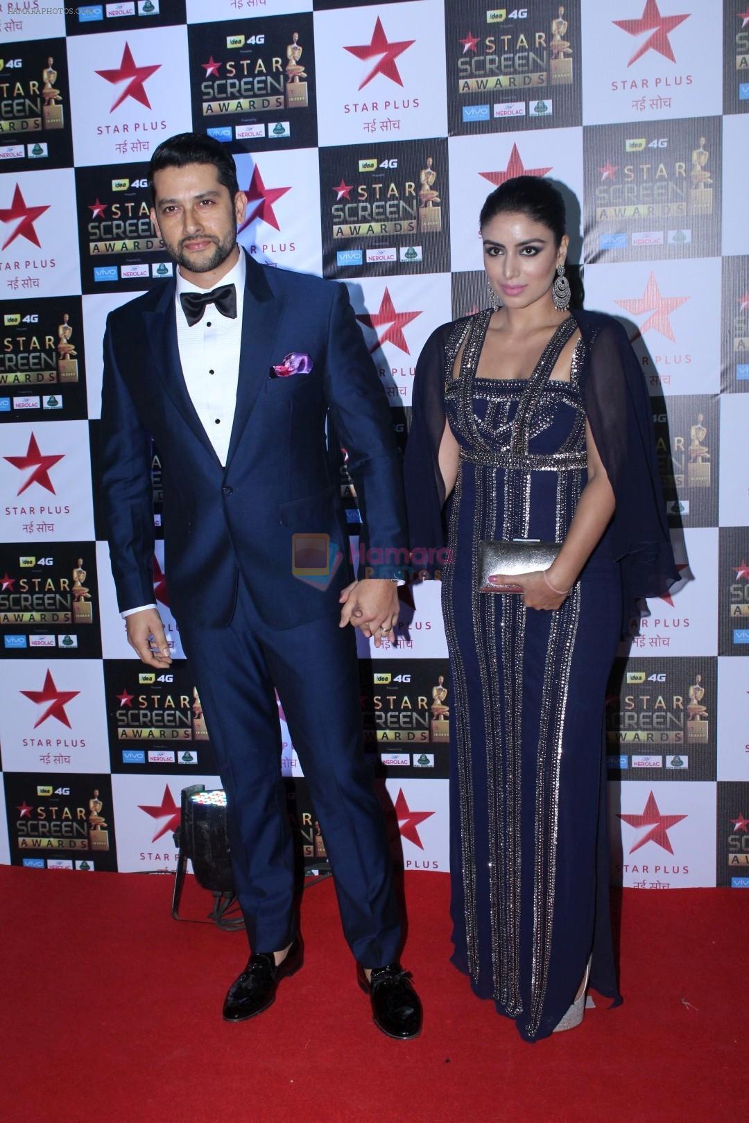 Aftab Shivdasani at the Red Carpet of Star Screen Awards in Mumbai on 3rd Dec 2017