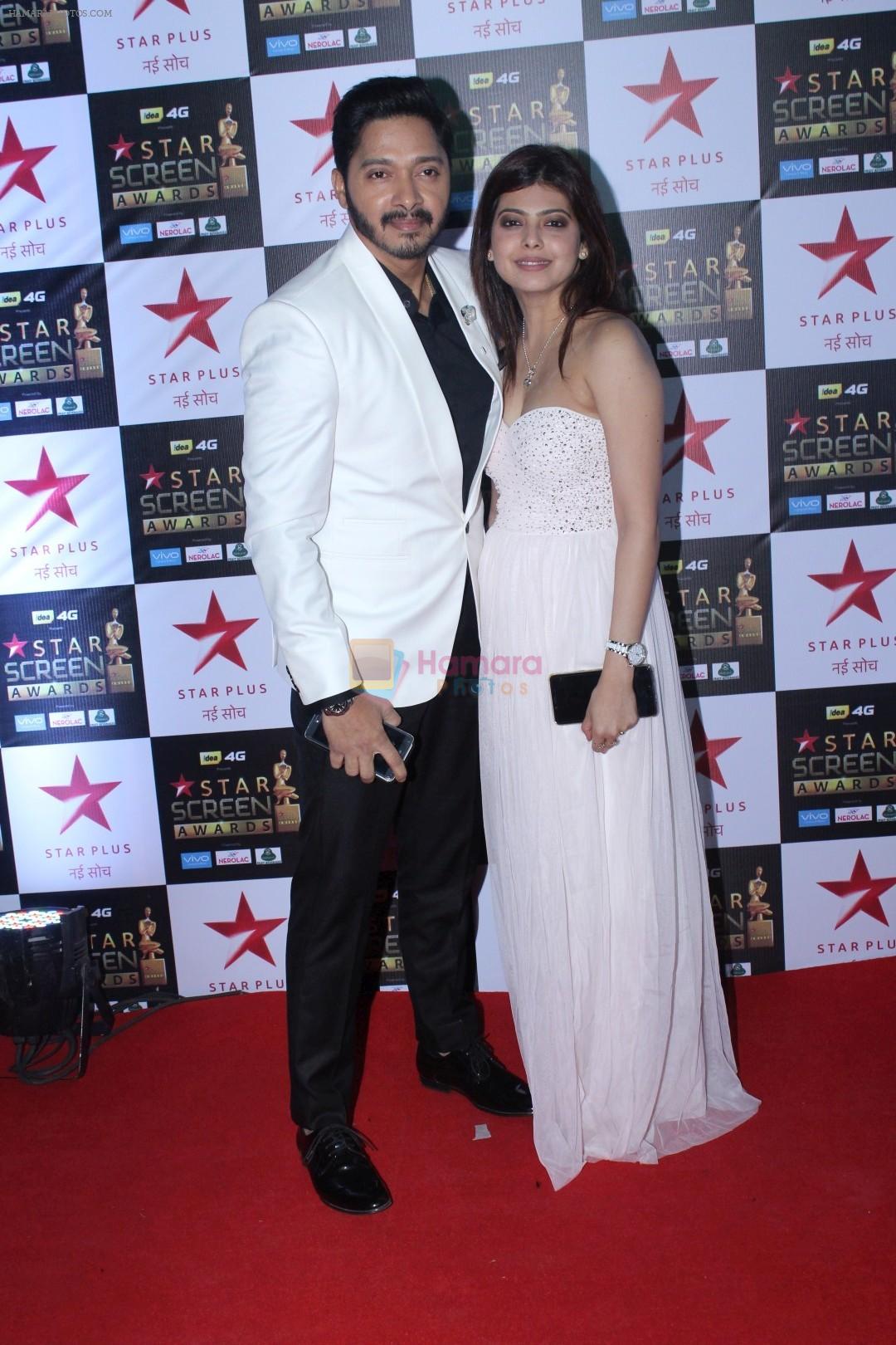 Shreyas Talpade at the Red Carpet of Star Screen Awards in Mumbai on 3rd Dec 2017