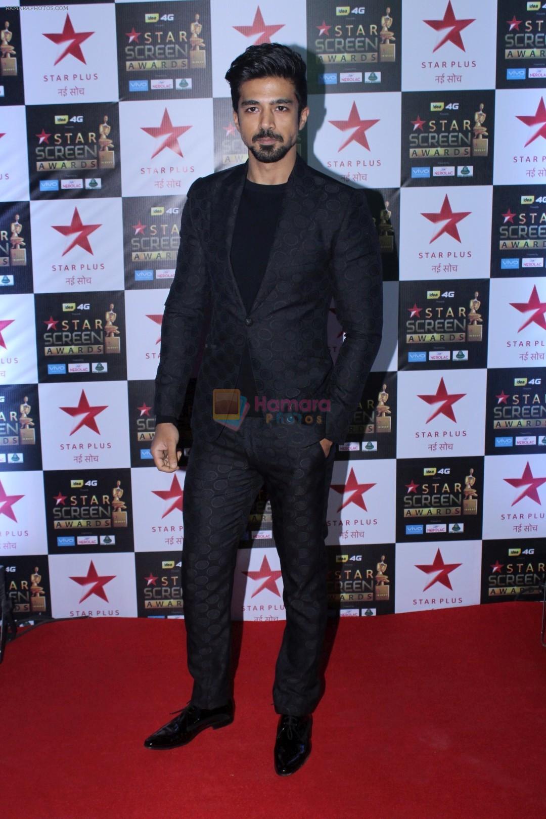 Saqib Saleem at the Red Carpet of Star Screen Awards in Mumbai on 3rd Dec 2017