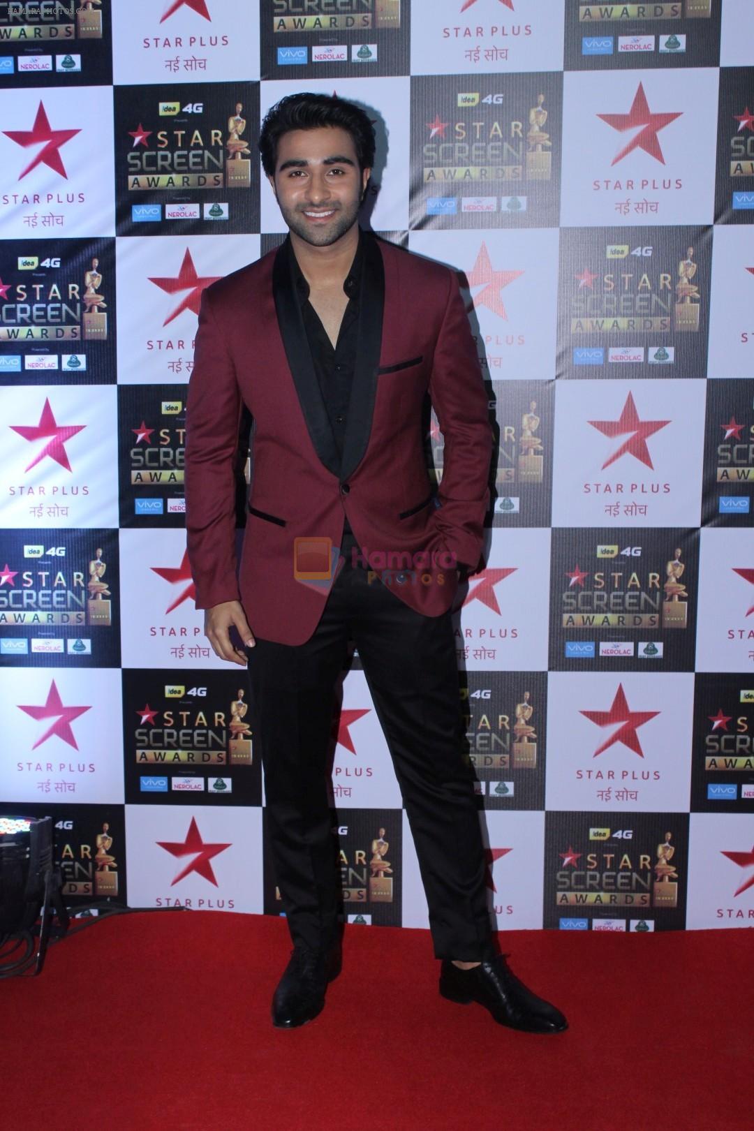 Aadar Jain at the Red Carpet of Star Screen Awards in Mumbai on 3rd Dec 2017