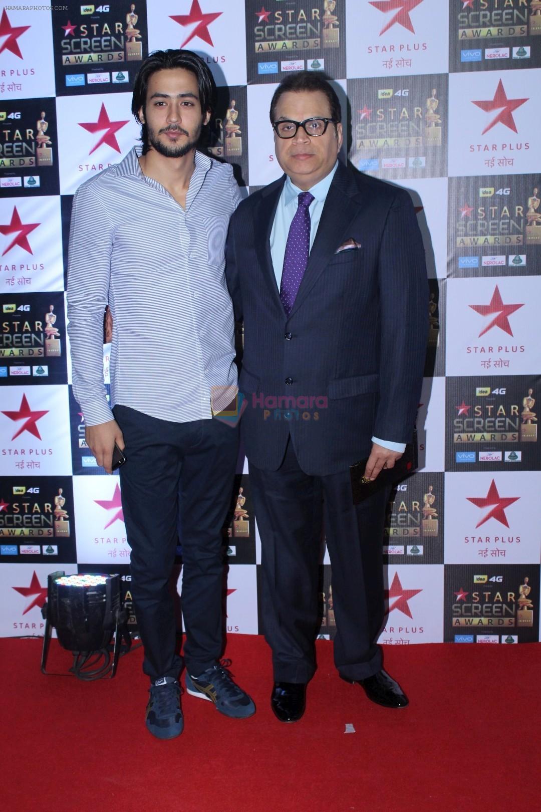 Ramesh Taurani at the Red Carpet of Star Screen Awards in Mumbai on 3rd Dec 2017