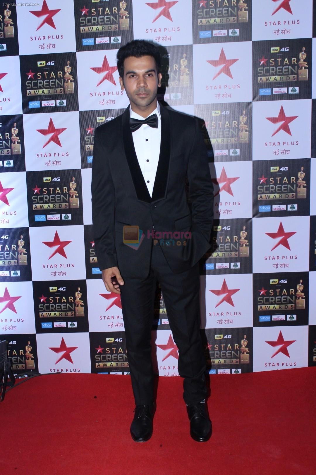 Rajkummar Rao at the Red Carpet of Star Screen Awards in Mumbai on 3rd Dec 2017