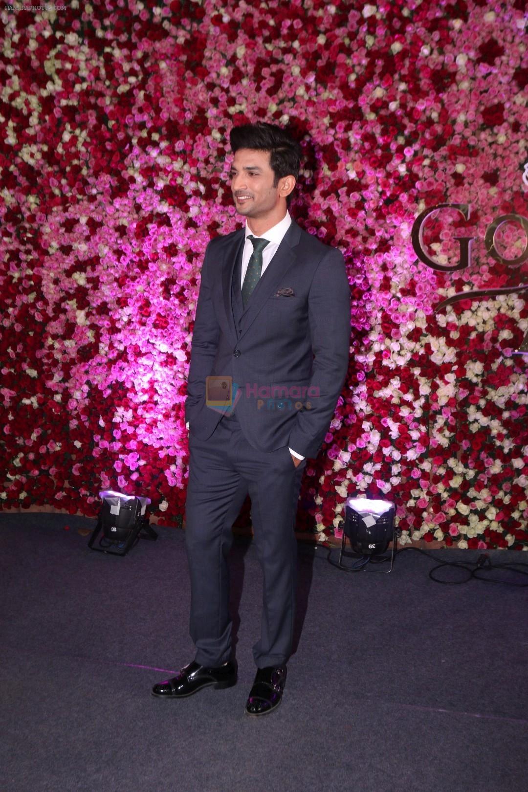 Sushant Singh Rajput at the Red Carpet Of Lux Golden Rose Awards 2017 on 10th Dec 2017