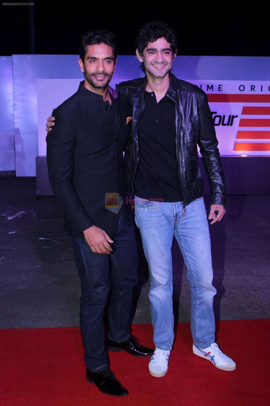 Gaurav Kapoor, Angad Bedi at the Red Carpet Of The Screening Of Amazon Original The Grand Tour Hosted By Anil Kapoor on 10th Dec 2017