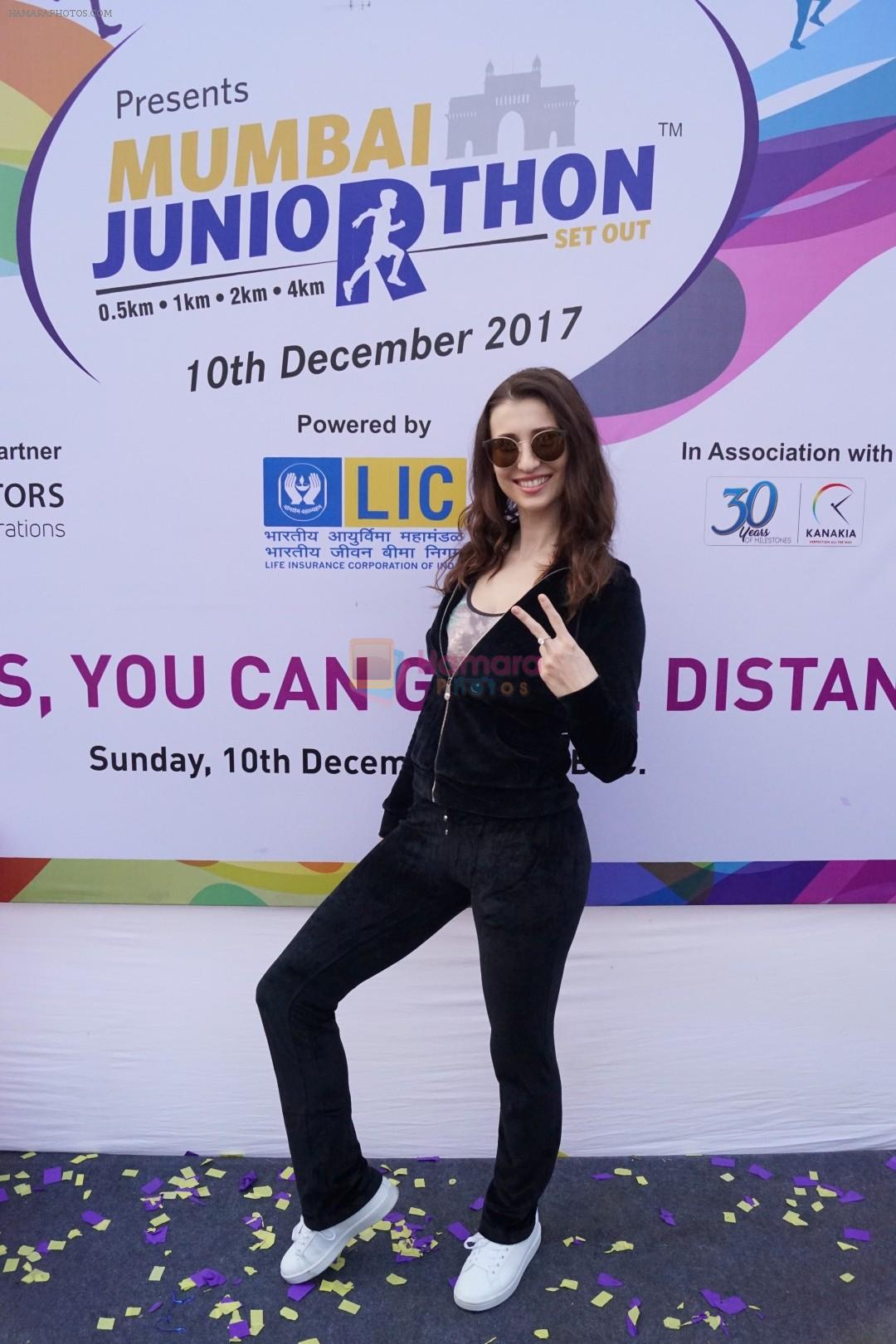 Claudia Ciesla at Mumbai Juniorthon An annual Running Event For Kids on 10th Dec 2017