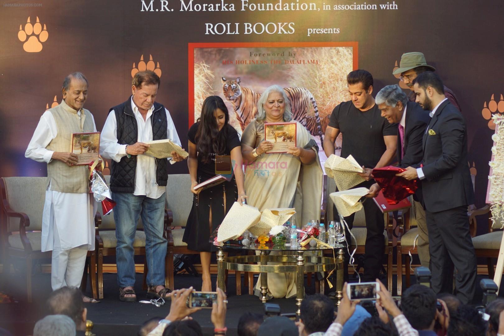 Katrina Kaif, Salman Khan at the Launch Of Bina Kak's Book Silent Sentinels Of Ranthambhore on 13th Dec 2017