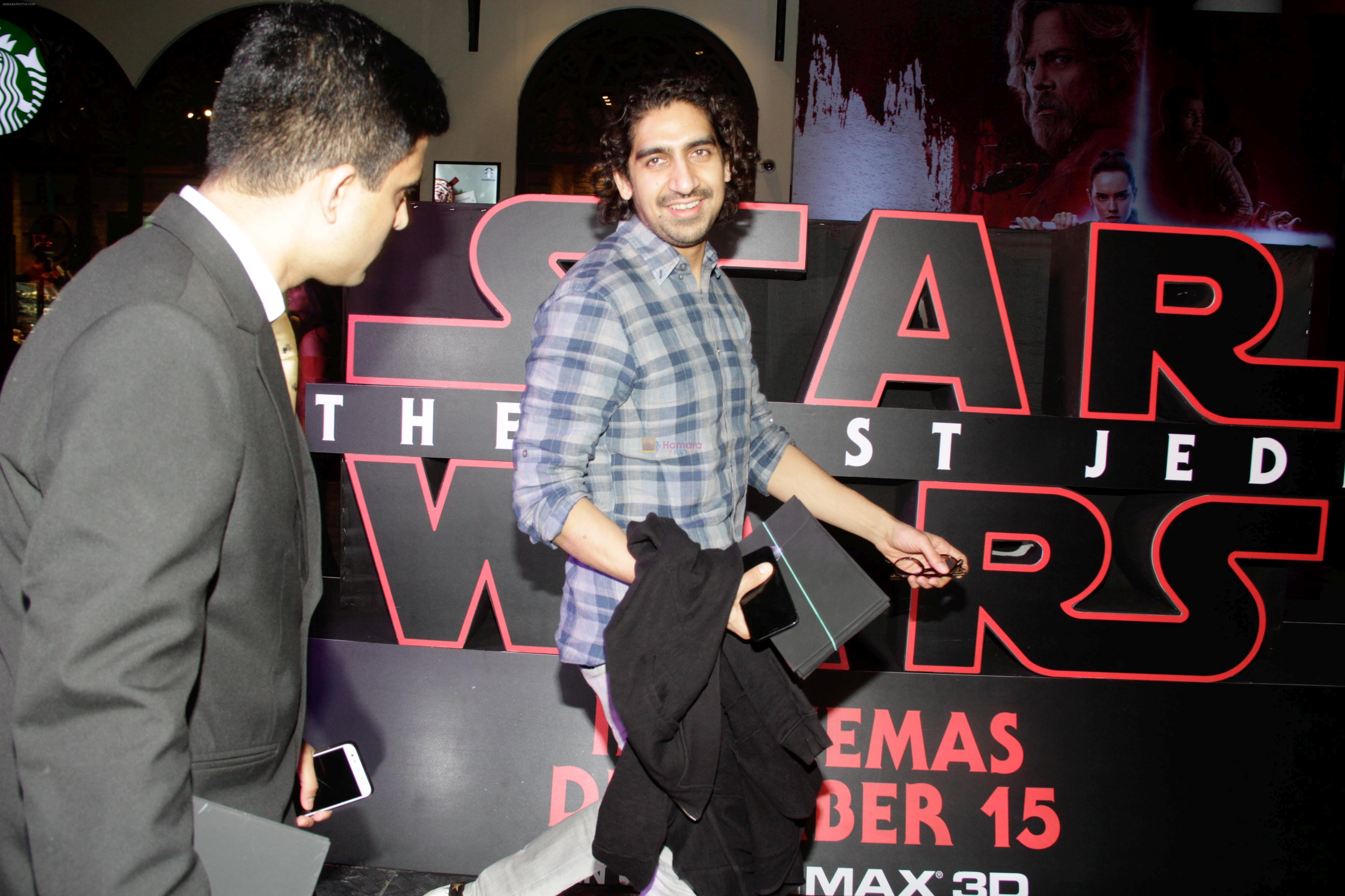 Ayan Mukherjee at the Red Carpet Premiere Of 2017's Most Awaited Hollywood Film Disney Star War on 13th Dec 2017