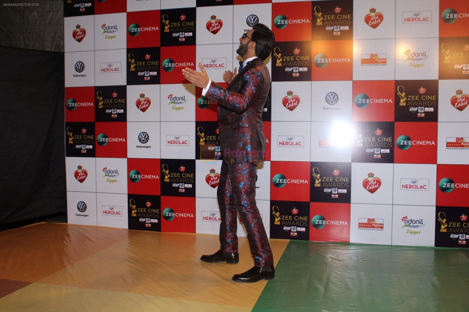 Ranveer Singh at the Red Carpet Event Of Zee Cine Awards 2018 on 19th Dec 2017