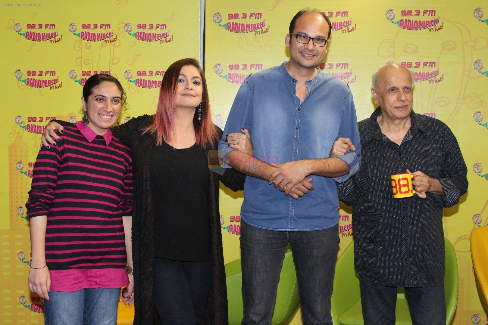 Mahesh Bhatt, Pooja Bhatt at an interview for Their New Radio Show Bhatt Naturally on 20th Dec 2017