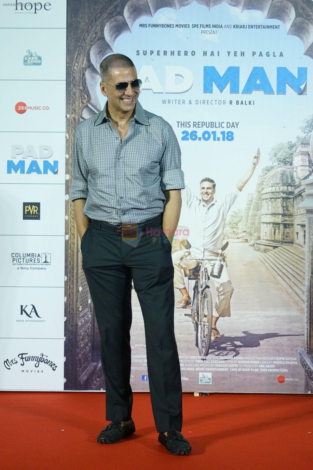 Akshay Kumar At Song Launch Of Film Padman on 20th Dec 2017