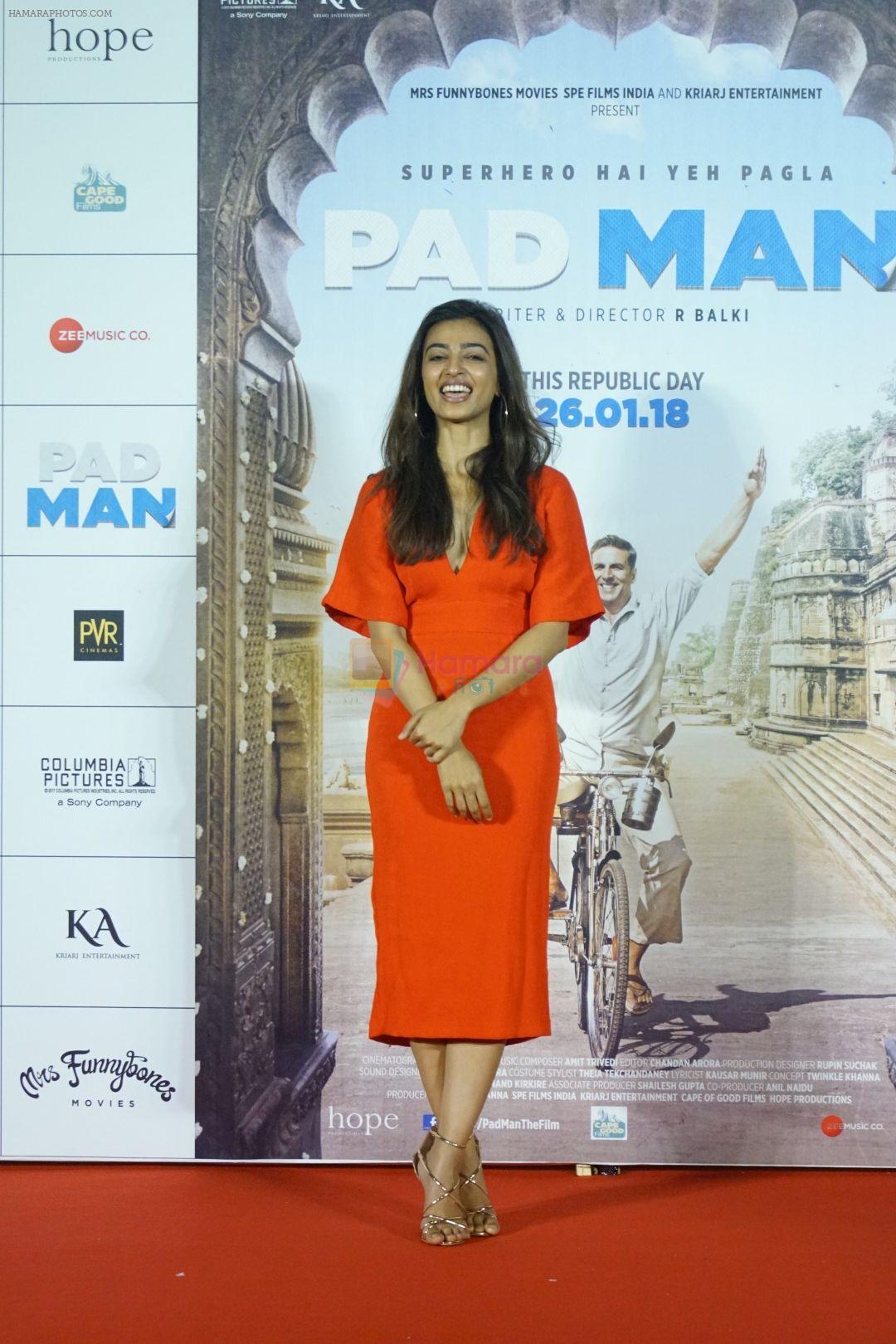 Radhika Apte At Song Launch Of Film Padman on 20th Dec 2017